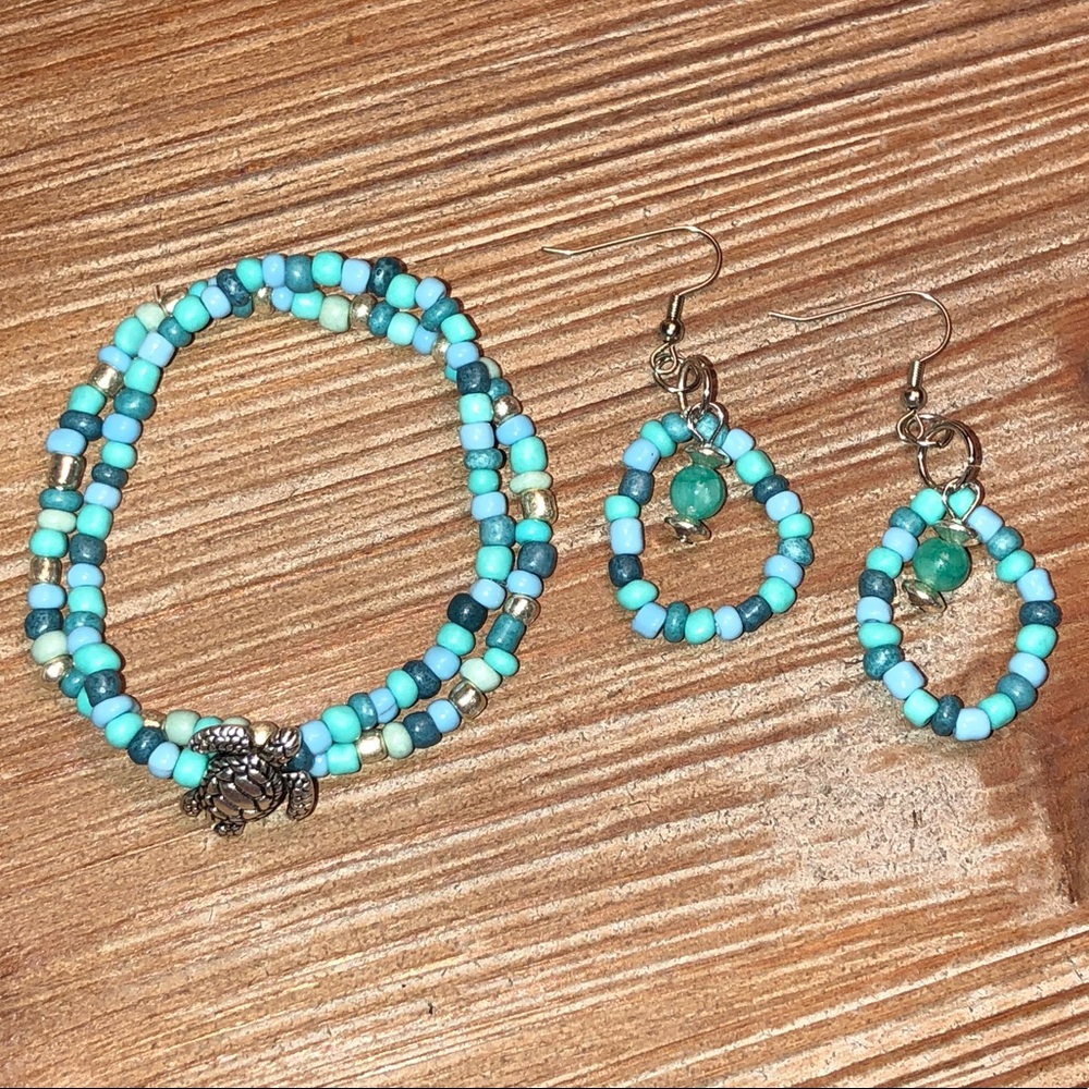 New! Sea Turtle Bracelets & Earrings